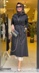 6190 SEÇKİN TRENÇ SİYAH - 4