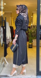 6190 SEÇKİN TRENÇ SİYAH - 3