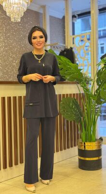 7141 HANDE TAKIM LACİVERT - 1