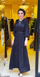 7263 DENİZ ELBİSE SİYAH - 1