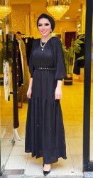 7263 DENİZ ELBİSE SİYAH - 5