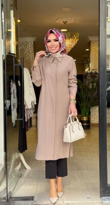 7290 HALKA DETAYLI TRENÇ - 2