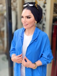 3763 FERMUARLI SAKS RENGİ KAP - 