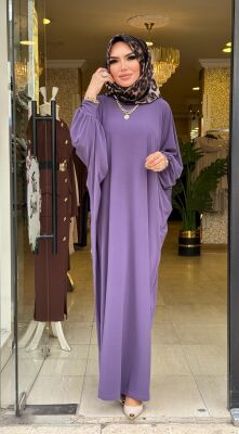 8470 SELİN ELBİSE LİLA - 2