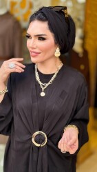 8595 ALEYNA ÜÇLÜ TAKIM SİYAH - 2