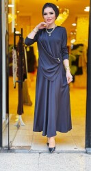 8602 HELİN ETEKLİ TAKIM SİYAH - 1