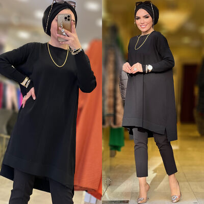 8888 MERVİŞ TRİKO siyah - 1