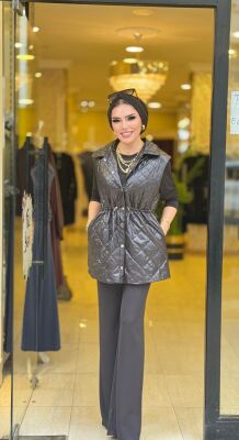 9268 GONCA SİYAH YELEK - 1
