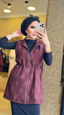 9269 PETEK YELEK BORDO - 3