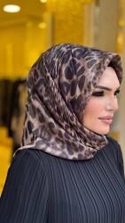 9800 LEOPAR PAMUK EŞARP - 2